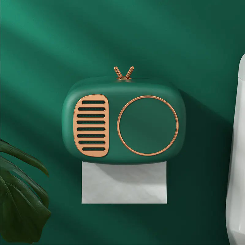 Wall-Mounted Toilet Paper Holder for Bathrooms