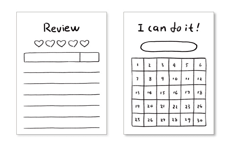 Weekly Planner Memo Pads - To Do List Stationery