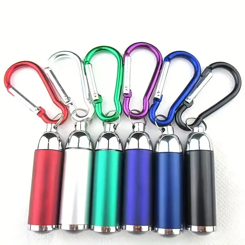 Aluminum Alloy LED Mini Keychain Flashlight with Zoom