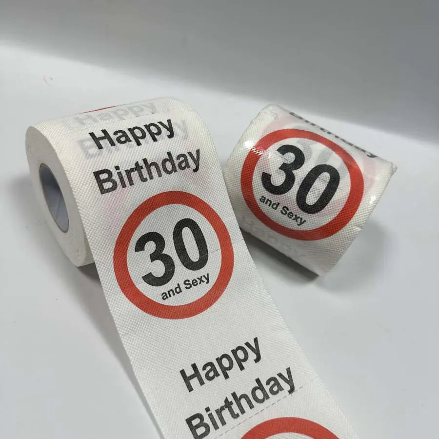 Colored Numeric Pattern Toilet Paper Roll