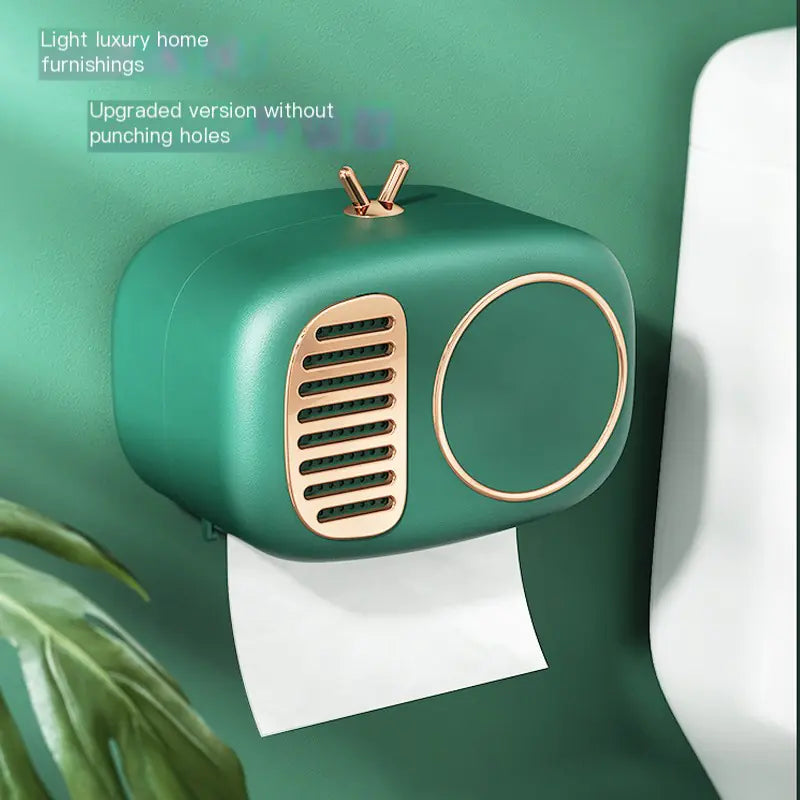 Wall-Mounted Toilet Paper Holder for Bathrooms