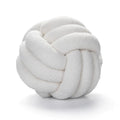 Handwoven Knotted Ball Sherpa Pillow