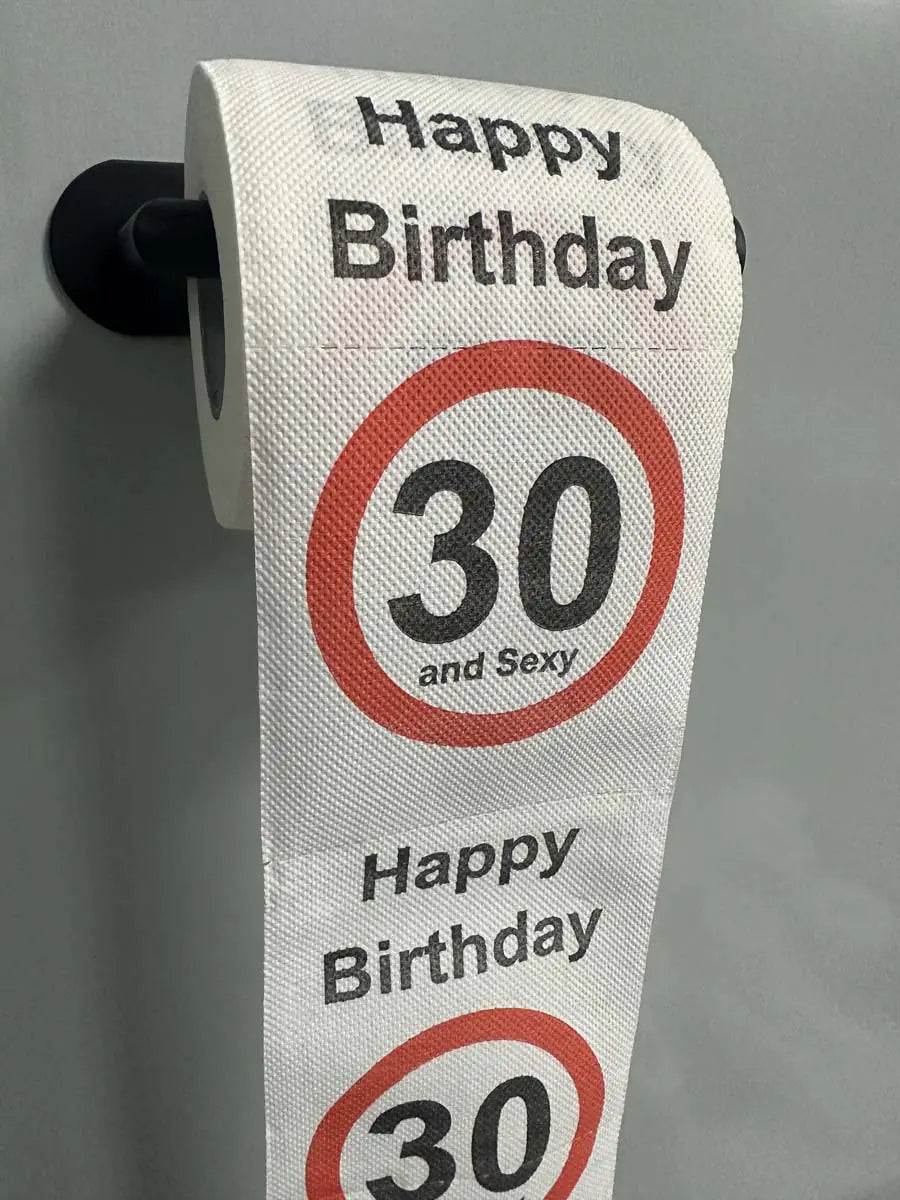 Colored Numeric Pattern Toilet Paper Roll