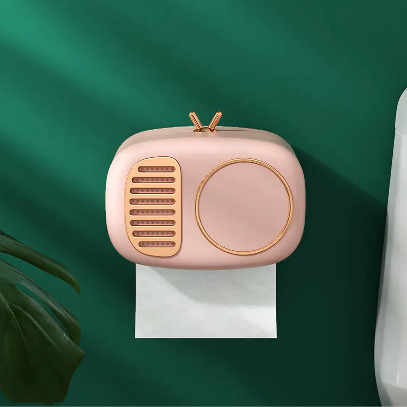Wall-Mounted Toilet Paper Holder for Bathrooms