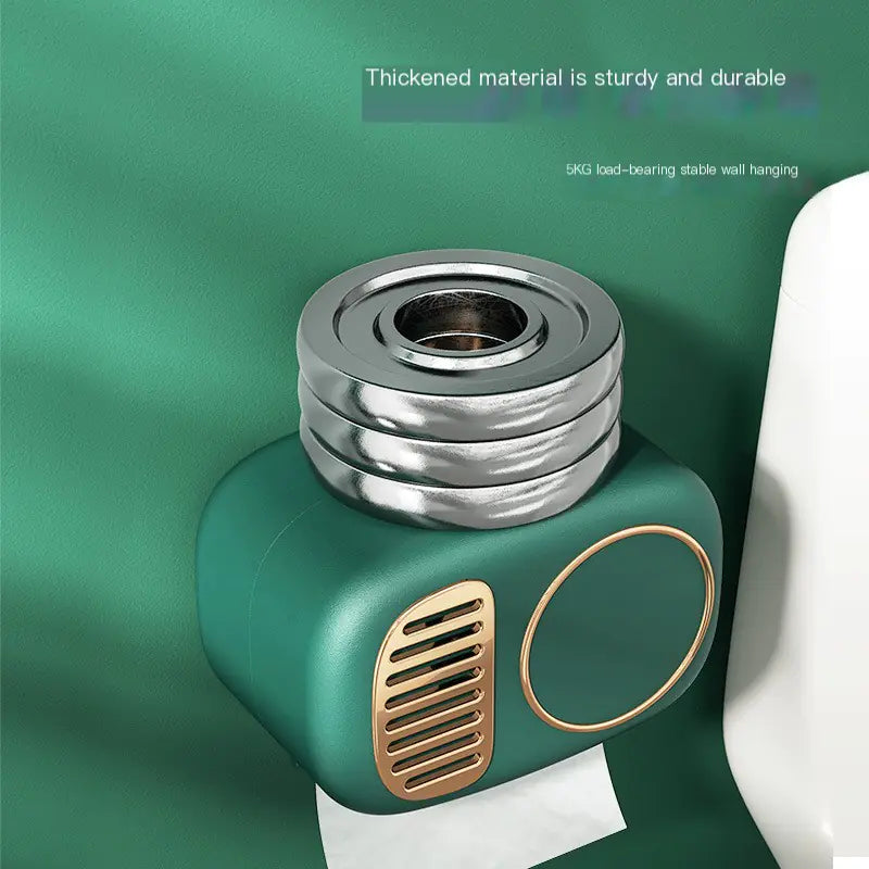 Wall-Mounted Toilet Paper Holder for Bathrooms