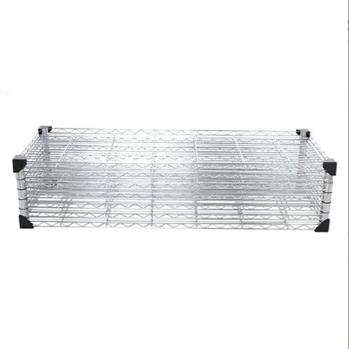 7 Tier Wire Shelving Unit, 2450 LBS NSF Height Adjustable Metal Garage Storage Shelves With Wheels, Heavy Duty Storage Wire Rack Metal Shelves