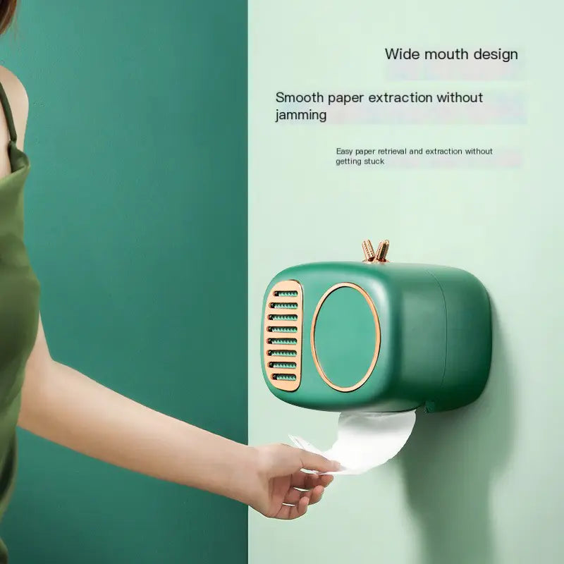 Wall-Mounted Toilet Paper Holder for Bathrooms