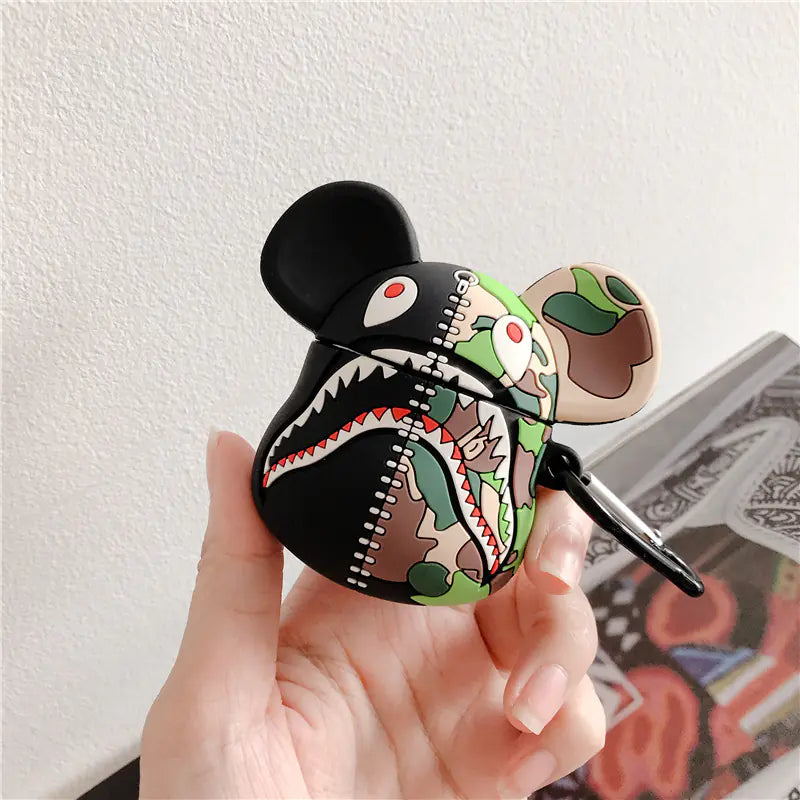 Cam- Shark AirPods Case for Apple Wireless Earbuds