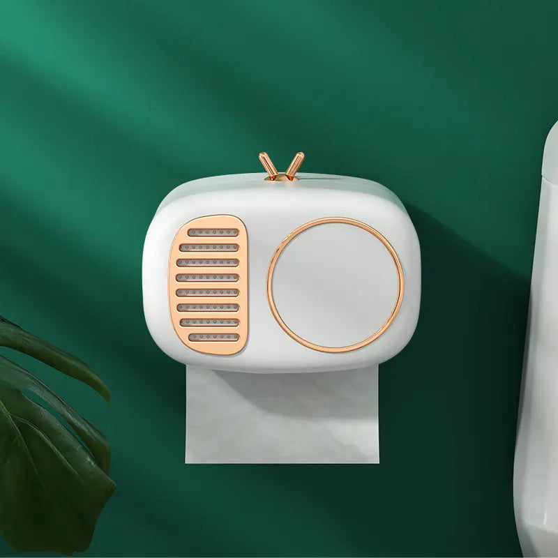 Wall-Mounted Toilet Paper Holder for Bathrooms