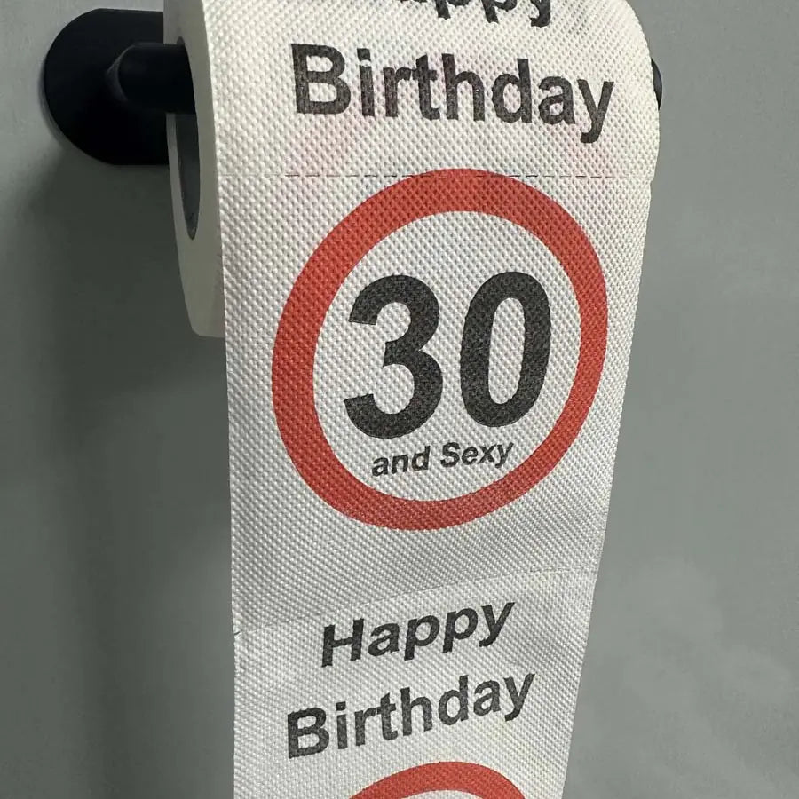 Colored Numeric Pattern Toilet Paper Roll