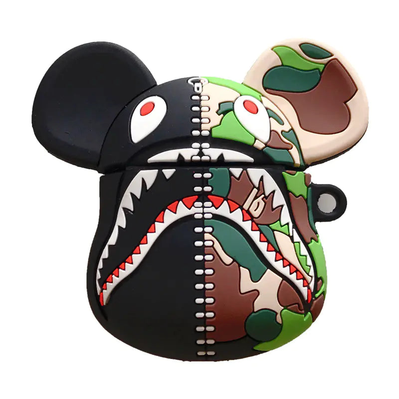 Cam- Shark AirPods Case for Apple Wireless Earbuds