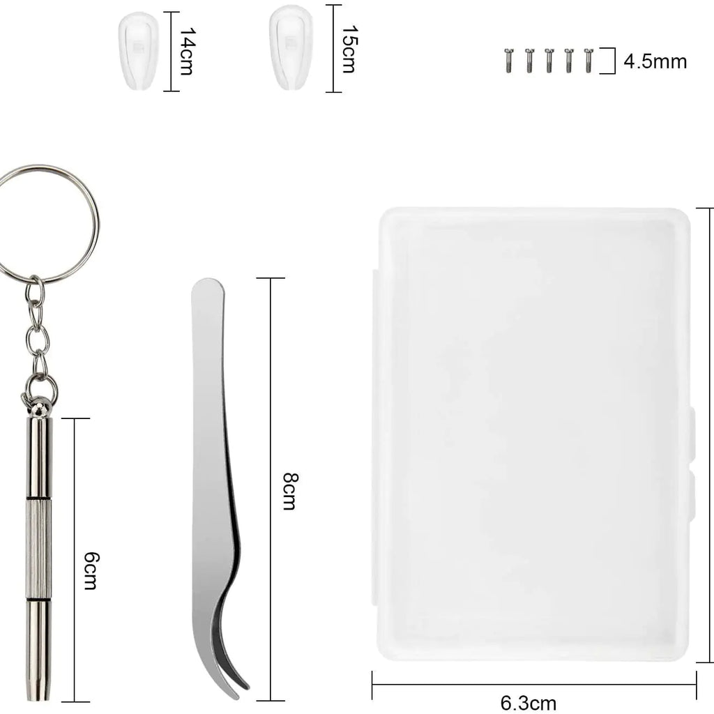 Eyeglass Repair Kit with Nose Pad Set for Glasses