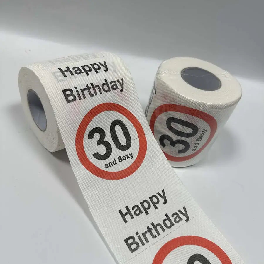 Colored Numeric Pattern Toilet Paper Roll